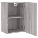 vidaXL Meubles TV muraux 2Pièces sonoma gris 40 5x30x60cm bois ingénierie