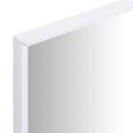 vidaXL Miroir Blanc 60x60 cm