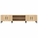 vidaXL Meubles TV chêne sonoma 180x31 5x40 cm bois d'ingénierie