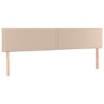vidaXL Têtes de lit 2 Pièces Cappuccino 100x5x78/88 cm Similicuir