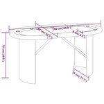 vidaXL Table de poker 10 joueurs Vert 160x80x75 cm