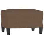 vidaXL Repose-pied Marron 60x50x41 cm Tissu