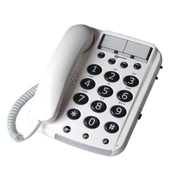 GEEMARC Téléphone grosses touches séniors bi-bloc DALLAS 10
