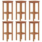 vidaXL Ensemble de bar de jardin 7 Pièces bois d'acacia solide