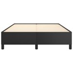 vidaXL Cadre de lit sans matelas noir 140x200 cm similicuir