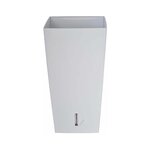 Pot en plastique carré avec réserve d'eau 52 cm eva