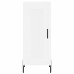vidaXL Buffet haut Blanc 34 5x34x180 cm Bois d'ingénierie