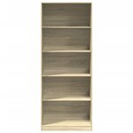 vidaXL Garde-robe chêne sonoma 80x50x200 cm bois d'ingénierie