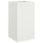 vidaXL Jardinière blanc 42x38x75 cm acier laminé à froid