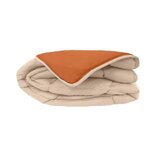 Couette chaude Microfibre Galet & Gingembre 200 x 200 cm
