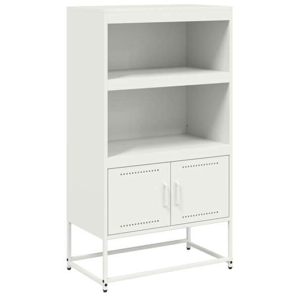 vidaXL Meuble TV jaune moutarde 100 5x39x60 5 cm acier