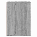 vidaXL Commode d'angle sonoma gris 60x41x58 cm bois d'ingénierie