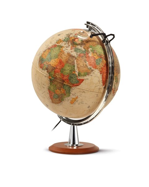 Globe terrestre lumineux 40 cm 'forty' Antique WONDAY