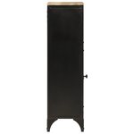 vidaXL Armoire de salle de bain 40x27x90 cm fer et bois de manguier
