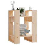 vidaXL Bibliothèque/Séparateur de pièce 41x35x57 cm Pin massif