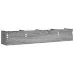 vidaXL Armoire murale sonoma gris 99x18x16 5 cm bois d'ingénierie