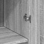 vidaXL Armoire de rangement sonoma gris 70x42 5x225 cm