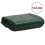 vidaXL Bâche vert 1x2 5 m 650 g/m²