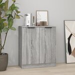 vidaXL Buffet Sonoma gris 60x30x70 cm Bois d'ingénierie