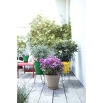 Pot de fleurs rond Loft Urban 25 - Extérieur Ø 24 5 x 22 2 cm - Jaune ocre
