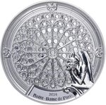 Pièce de monnaie en Argent 200 Francs g 93.3 (3 oz) Millésime 2024 NOTRE DAME