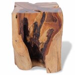 vidaXL Tabouret Bois de teck massif