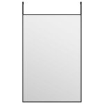 vidaXL Miroir de porte Noir 40x60 cm Verre et aluminium