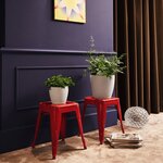 LECHUZA Jardinière CLASSICO Color 21 ALL-IN-ONE Blanc