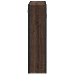 vidaXL Armoire à miroir de salle de bain chêne marron bois ingénierie