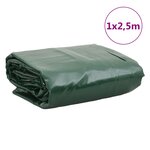 vidaXL Bâche vert 1x2 5 m 650 g/m²