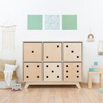 6 boîtes de rangement DICE naturel