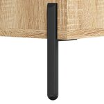 vidaXL Buffet Chêne sonoma 34 5x34x90 cm Bois d'ingénierie