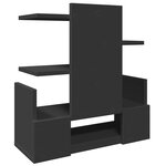Organisateur armoire de bureau 49 x 20 x 52 5 cm bois d'ingénierie Black 02_0043574