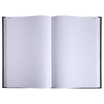 Registre 390x255 Quadrillé 400 Pages Foliotées - Noir Toilé - Le Dauphin