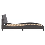 vidaXL Cadre de lit sans matelas gris 140x200 cm similicuir