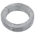 vidaXL Fil de liaison de clôture 250 m 2 mm Acier