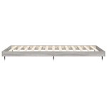 vidaXL Cadre de lit sonoma gris 90x190 cm bois d'ingénierie