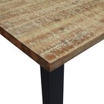 vidaXL Table à manger 150x90x75 cm bois d'acacia solide