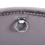 vidaXL Chaises à manger lot de 4 gris velours
