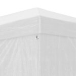 vidaXL Tente de réception 3 x 3 m Blanc