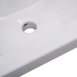 vidaXL Lavabo encastré 42 x 39 x 18 cm Céramique Blanc