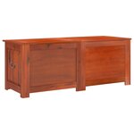 vidaXL Coffre de rangement avec couvercle marron bois massif d'acacia