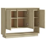 vidaXL Buffet Chêne sonoma 97x31x75 cm Bois d'ingénierie