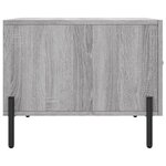vidaXL Tables basses 2 Pièces sonoma gris 50x50x40 cm bois d'ingénierie