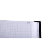 Registre 390x255 Quadrillé 400 Pages Foliotées - Noir Toilé - Le Dauphin