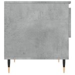 vidaXL Tables basses 2 Pièces gris béton 50x46x50 cm bois d'ingénierie