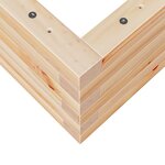 vidaXL Jardinière 70x40x23 cm bois de pin massif