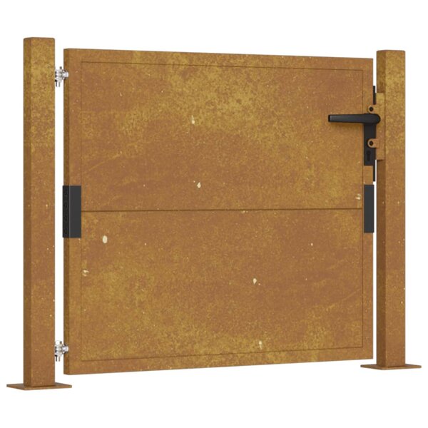 vidaXL Portail de jardin 105x105 cm acier corten