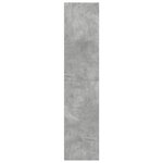 vidaXL Buffet haut gris béton 40x41x185 cm bois d'ingénierie
