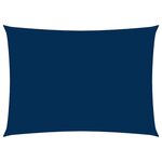 Vidaxl voile de parasol tissu oxford rectangulaire 6x8 m bleu